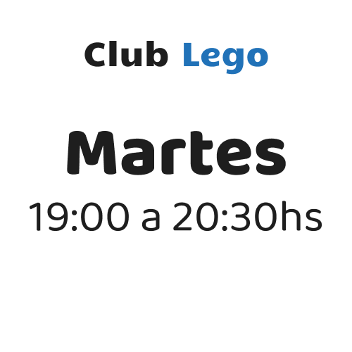 Martes Martes - Club Lego