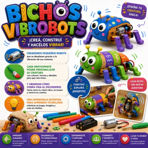 🐛 Bichos Vibrobots
