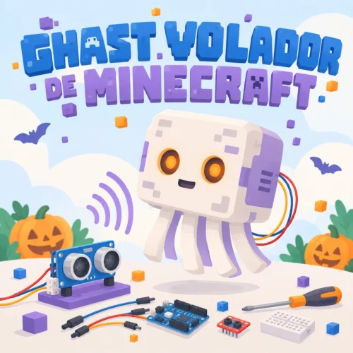 Ghost Volador 👻🎮 GHAST VOLADOR DE MINECRAFT